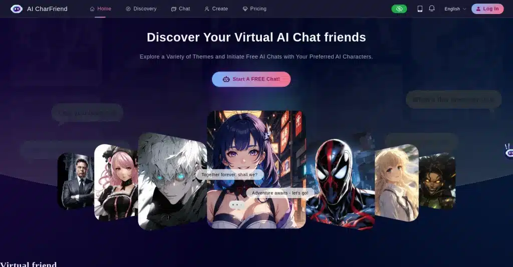 AI Charfriend: Best NSWF, Girlfriend Chatbot